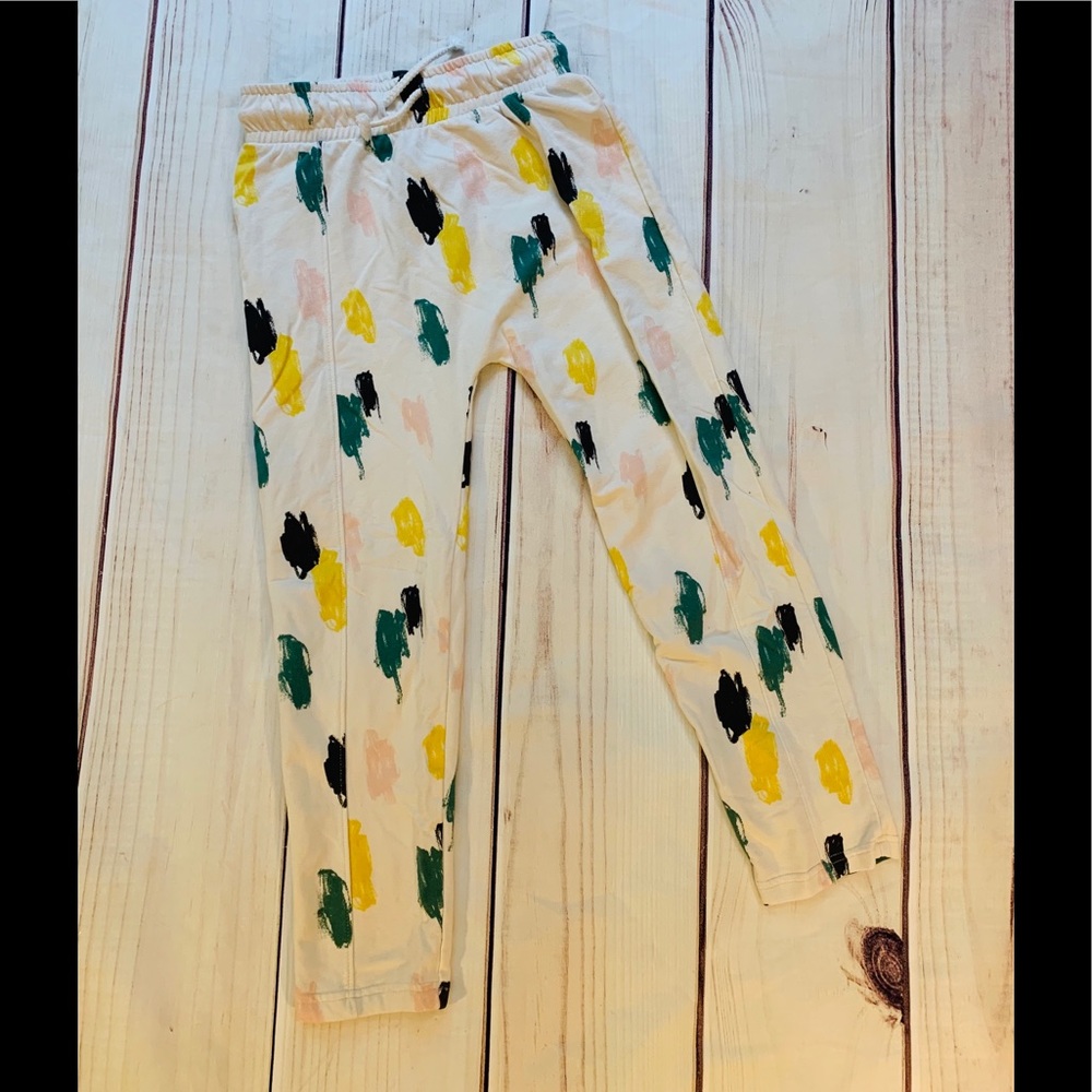 Cream marker pants